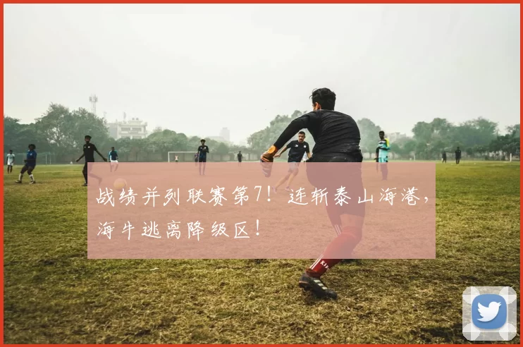 战绩并列联赛第7！连斩泰山海港，海牛逃离降级区！